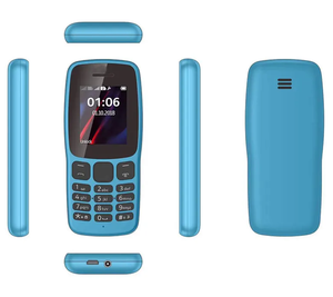 Teléfono con teclado Dual SIM GSM 2-Sim de alta calidad para <span class=keywords><strong>NOKIA</strong></span> <span class=keywords><strong>106</strong></span>(2018) Pantalla a color de 1,8 pulgadas Sistema operativo Symbian - Product Image 2
