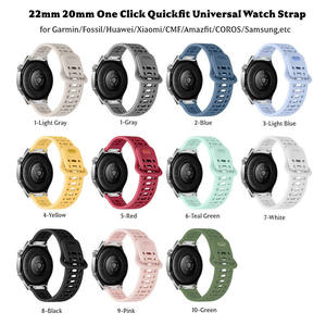 Correas Deportivas Transpirables de un Solo Clic para Relojes <span class=keywords><strong>Huawei</strong></span> de 20 mm y 22 mm, Correa Deportiva para Garmin y Xiaomi - Product Image 5