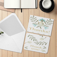 Carte de visite de luxe à surface unie, en carton durable, avec logo personnalisé