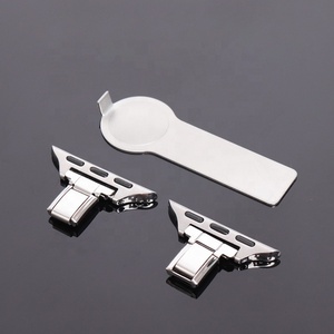 Wholesale Stainless Steel Watch Link Connector Italian Charms <b>Bracelet</b> Adjustable <b>Silver</b> Italian Charm Watch Connector - Product Image 4