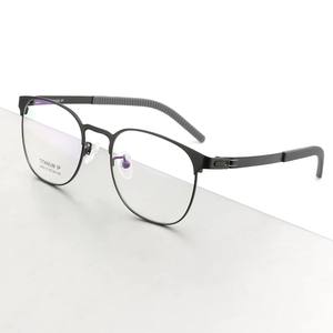 Montures de lunettes de sport ultra-légères en acier inoxydable à monture complète <span class=keywords><strong>2022</strong></span> Lunettes ovales de style nouveau été avec vis 2212 - Product Image 5