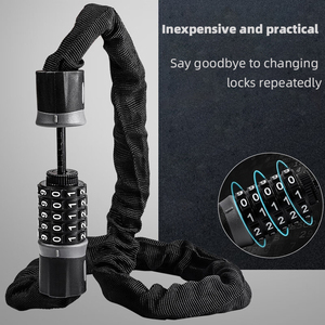 Heavy Duty Password Bike Chain <strong>Lock</strong> for Bicycle Scooter Ebike Cycle Strong Anti Theft Combination Digital <strong>Security</strong> <strong>Code</strong> - Product Image 6