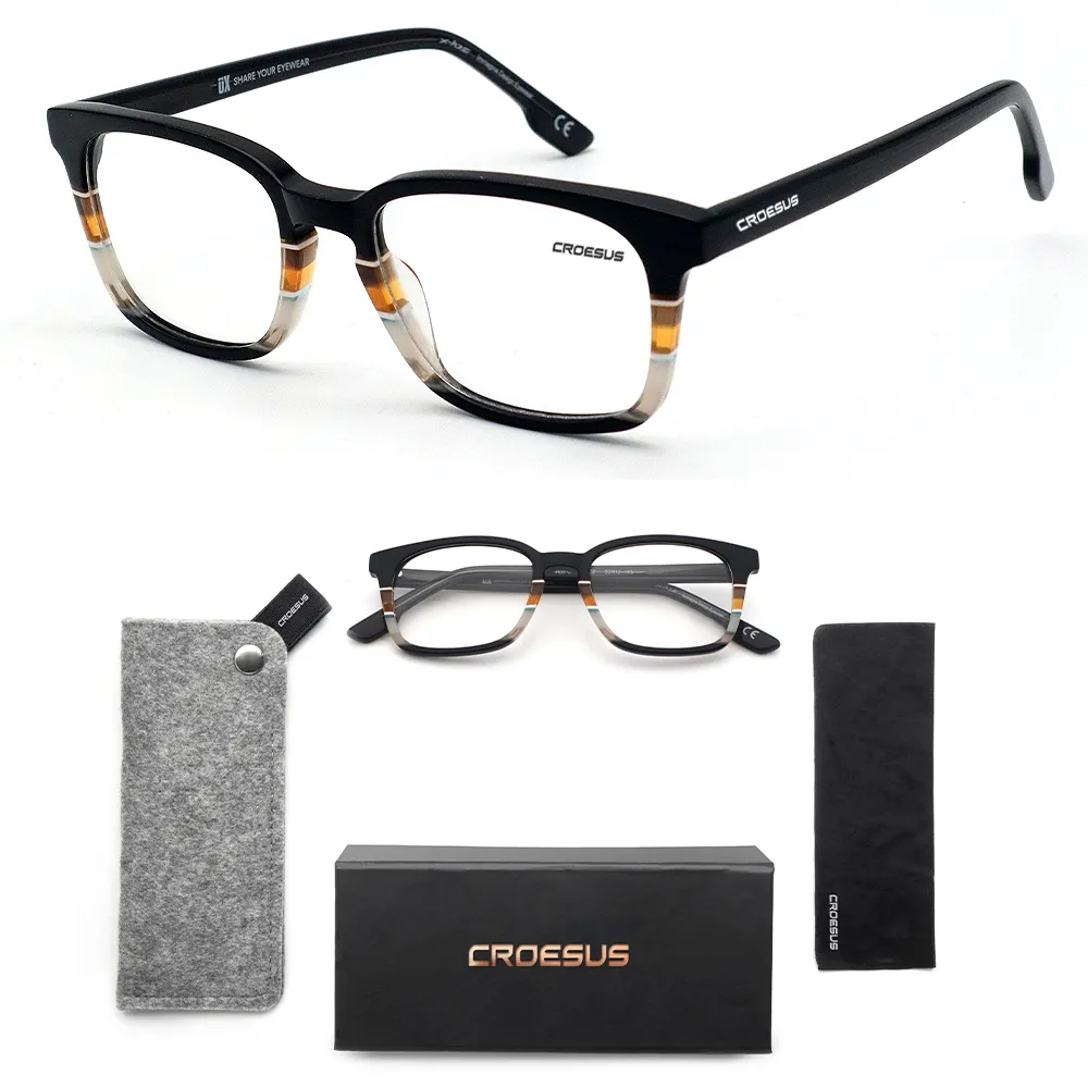 2022 Neuheiten Modedesigner Herren Multi color Acetate Eyewear Frames Brillen Brillen