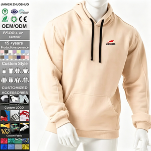 เสื้อฮู้ดกีฬาขายส่ง ผ้าฝ้าย 100% สำหรับผู้ชาย เสื้อพูลโอเวอร์ออกกำลังกายแบบกำหนดเอง ระบายอากาศได้ดี เสื้อฟลีซโอเวอร์ไซส์สำหรับออกกำลังกาย พิมพ์ลาย - Product Image 1