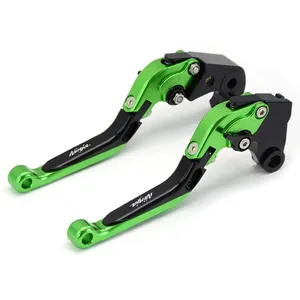 Palancas de embrague y freno de aleación de aluminio CNC modificadas personalizadas de fábrica para Kawasaki Ninja 400