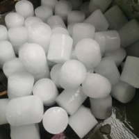 Grande machine à glace cylindrique en acier inoxydable, machine à glace en blocs commerciale, machine à glace en colonne