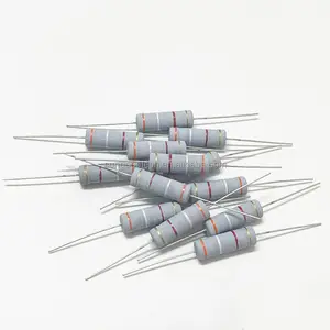 1/8W 1/6W 1/4W 1/2W 1W 2W 3W 5W 5% Résistance à film de carbone 0 Ohm ~ 10M ohms Résistances électroniques Type axial 0.25w