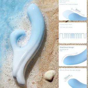 Volwassen Snoep Gefluister Telescopische Vibrator Dubbele Sextoy Met Vloed Met Vrouwelijke Masturbator Seksspeeltje - Product Image 3