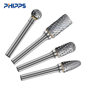 Fraise rotative de précision à double coupe en carbure de tungstène pour polissage de métaux, embout de meuleuse, qualité industrielle aérospatiale professionnelle - Product Image 5