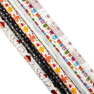 Özel baskı logosu doğum günü sevgililer günü noel doku hediye zanaat sarma kağıdı rulosu özel - Product Image 1