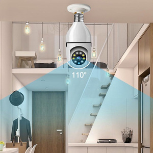 Cámara de Seguridad Inteligente con Bombilla LED E27, WiFi, Rotación de 360 Grados, Visión Nocturna, Control por Aplicación, Montaje en Techo - Product Image 3
