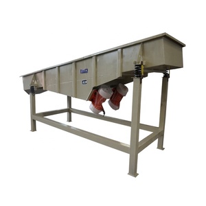 Chine Prix d'usine 1 couche 2 sorties écran vibrant linéaire avec moteur filtre de séparation à chaud - Product Image 3