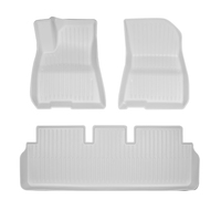 Tapis de sol blancs pour Tesla Model 3 Model Y