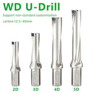 <span class=keywords><strong>U</strong></span>-<span class=keywords><strong>Drill</strong></span> indicizzabile ad alta velocità per la perforazione di fori profondi CNC in acciaio e ghisa lunga durata dell'utensile - Product Image 2