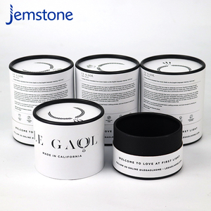 Emballage écologique en tube de carton artisanal pour bougies et bocaux en verre avec design personnalisé et matériaux recyclables - Product Image 5