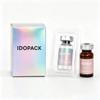 Étiquettes personnalisées anti-décoloration et inviolables pour flacons, autocollants de sécurité texturés auto-adhésifs pour le stockage de peptides en laboratoire