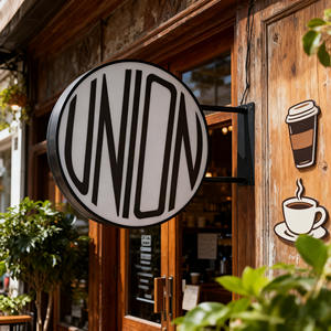 Letrero de Caja de Luz Redonda Publicitaria con Logo Personalizado para Negocios al Aire Libre, Anuncio Luminoso Circular LED Brillante para Tiendas - Product Image 5