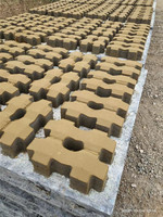 Machine automatique de fabrication de briques QT4-15, machine à blocs produisant 5 types de blocs creux, de briques pleines et de pavés