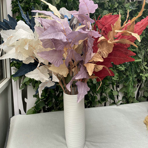 Feuilles artificielles de châtaignier d'eau Suzume II 30cm-100cm Décoration intérieure Accessoires de photographie - Product Image 1