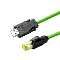 Cable de Red Industrial Blindado de Alta Flexibilidad con Comunicación Servo EtherCAT, Antivibración, RJ45 a DB9 USB