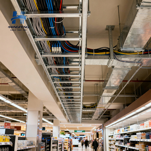 Système d'échelle de câbles modulaire NEMA certifié CE, résistant aux intempéries, en alliage zinc-aluminium-magnésium, pour centres de données - Product Image 2