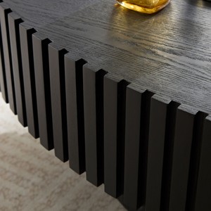 Modern Handcrafted Wooden Drum Shape <b>Small</b> Coffee Table with Pedestal Base Decorative for Living Room Bedroom Furniture - Product Image 6