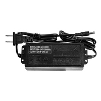 Adaptateur d'alimentation universel multi-tension réglable AC/DC avec écran d'affichage 3-24V 1A