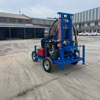 Direct usine CE ISO Petite machine de forage d'eau portable haute efficacité pour puits de 100m, 150m, 200m
