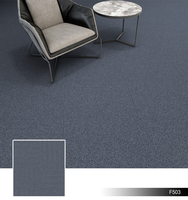Carrelage de sol, tapis, carreaux de moquette résidentiels, carreaux de moquette en PVC ignifuges, carreaux de sol 50x50