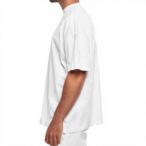 T-shirt vintage surdimensionné à col rond et manches courtes pour homme - Écologique, respirant, 100 % coton, coupe ample, décontracté pour l'été et les activités de plein air - Product Image 1