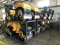 Nouvel ensemble de moteur essence Diesel, 1 tonne, 2 tonnes, 3 tonnes, presse-étoupe pneumatique, rouleau compact en ptfe