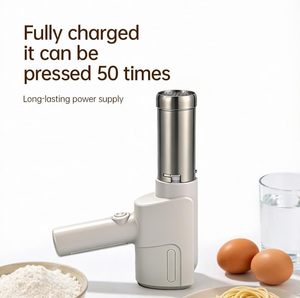 Machine à pâtes électrique sans fil 5-en-1, presse-purée rechargeable et poussoir à saucisses, facile à nettoyer pour pâtes maison et aliments pour bébés - Product Image 4