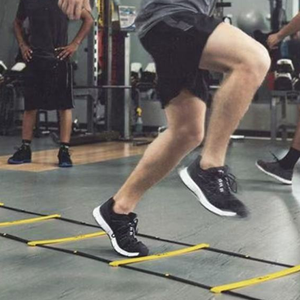 Ensemble d'équipements d'entraînement de football en gros personnalisé, échelle d'agilité de football réglable, accessoires de ballon de football avec sac de transport noir - Product Image 5