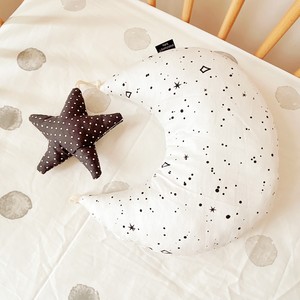 <span class=keywords><strong>Almohada</strong></span> de tela para recién nacido, diseño de Corazón De Luna impreso Digital para habitación de bebé, juguete cómodo para dormir - Product Image 4