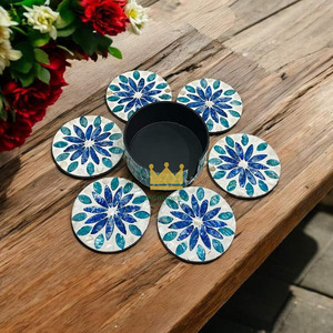 Top Selling Eco-Friendly Modern Rattan Round Tea <b>coaster</b> for Drinks for Party From Vietnam Ready to Export - Product Image 6