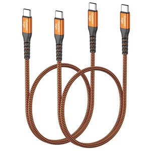 Wholesale SUNGUY CE Certified USB C <b>Cable</b> 60W 3A Fast Charging <b>Data</b> <b>Cable</b> Braided USB <b>Cable</b> usb carga rapida for EU Market - Product Image 1