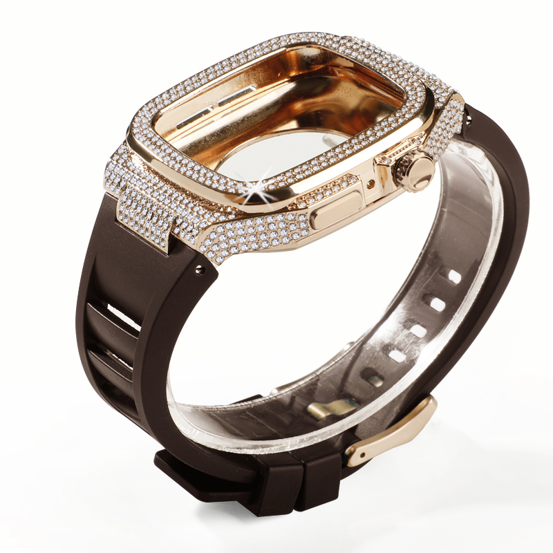 Or rose + ensemble brun