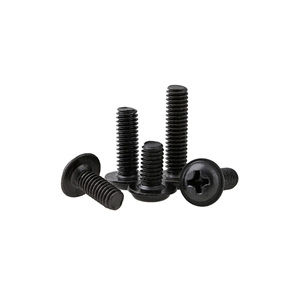 M4 M5 oxyde noir en acier au carbone <span class=keywords><strong>Phillips</strong></span> <span class=keywords><strong>Vis</strong></span> À Tête Cylindrique Avec Col - Product Image 5