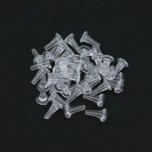 Tapones transparentes para los oídos, tapones de silicona, pasadores para los oídos, cubiertas protectoras, tapas antipinchazos para los oídos, tapones traseros para pendientes, anticaída - Product Image 4