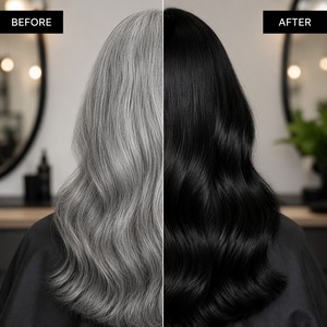 Tinte de Cabello en Crema OEM Personalizado 100ml Negro Natural con Fragancia Color Permanente Calidad de Salón Venta al Por Mayor - Product Image 4