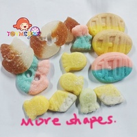 Sour Plus Gummies Bonbons Gelifies Starch Gummy Fox Sweet Foot Jeon Shape Soft Chewy Candy