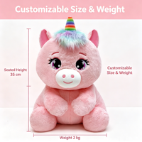 Fabricant de jouets en peluche lestés sur mesure, animal en peluche apaisant pour soulager l'anxiété, jouet en peluche lesté parfait pour dormir