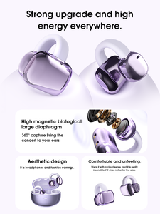 Nuovo Modello 2025 di Auricolari Bluetooth con Lunga Durata della Batteria, Cancellazione del Rumore ENC e Design a Clip. - Product Image 5