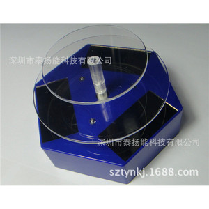 XRF Solar Powered Hexagonal <b>Display</b> Stand ABS Material Jewelry Rack For Showcases - Product Image 1