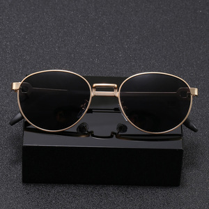 Lunettes de soleil polarisées BlN Browning, monture ronde en acier inoxydable, lentilles TAC, protection UV pour la conduite - Product Image 2