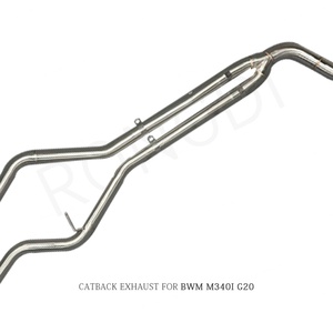 High Quality SS304 M340i Exhaust for BMW G20 M340i G22 M440i B58 3.0T Valved Muffler Sport Exhaust System Catback - Product Image 5