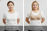 Hygieia Soutien-gorge Post-Opératoire Grande Taille à Fermeture Avant, Correcteur de Posture, Sans Armature, Push-up, Sous-vêtement Sculptant – Vente en Gros Usine