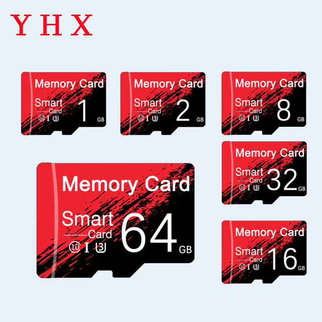SD Colorful Memory Card Mini Real Capacity Class 10 Speed TF Card Memory High Speed Sd Card Flash Card for Camera MP3 MP4 Game