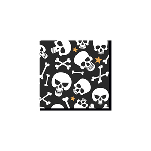 Juego de Platos de Papel Negros y Blancos para Halloween DAMAI, Decoraciones para Fiestas Temáticas de Halloween, Platos, Vasos y Servilletas de Papel para Fiesta de Halloween - Product Image 4