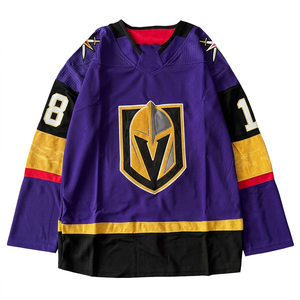 Maillot de hockey sur glace unisexe Anaheim Ducks, col en V, manches courtes, impression sublimée, respirant, polyester, coupe régulière pour adulte - Product Image 2